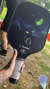 img 5 attached to Get Your Game On: Tumaz USAPA Approved Pickleball Paddles Set With Premium Honeycomb Core And Fiberglass Face - Includes Balls And Grip Tapes!