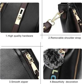 img 1 attached to Chic And Convenient: TcIFE'S Small Crossbody Purses And Handbags For Women