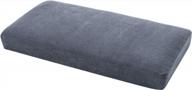 honbay dark grey fabric sofa seat cushion - fully expandable and washable for ultimate comfort logo