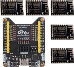img 4 attached to Get 5 ESP-F Serial Wireless WiFi Transmission Modules With Flash - DIYmall Bundle For Development Board
