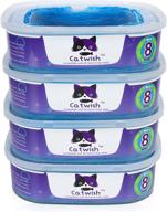 🐱 premium cat litter refills: 4 pack compatible with litter genie and pet genie pail логотип