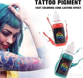 img 2 attached to 💉 14Pcs Tattoo Pigment Set: Ideal for Professionals and Beginners