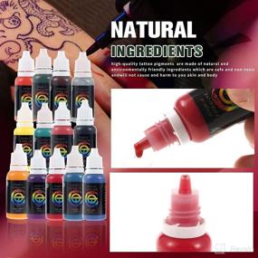 img 1 attached to 💉 14Pcs Tattoo Pigment Set: Ideal for Professionals and Beginners