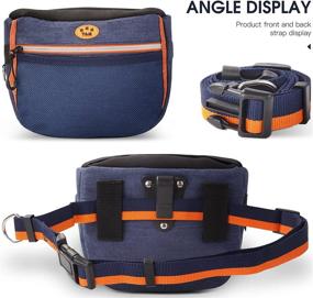 img 3 attached to Convenient Dog Treat Pouch with Poop Bag Dispenser - Perfect for Training and Outdoor Activities