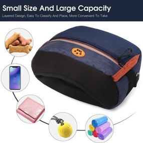 img 2 attached to Convenient Dog Treat Pouch with Poop Bag Dispenser - Perfect for Training and Outdoor Activities