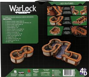 img 1 attached to WizKids WarLock Tiles Expansion Pack - 1" Town And Village Angles & Curves - Improve Your SEO Game!