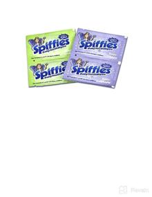 img 3 attached to Spiffies Toothwipes, Grape Wipes - Convenient 20-Count Triple Pack (Pack May Vary)