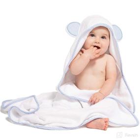 img 2 attached to Fishers Finery Baby Hooded Towel Baby Care