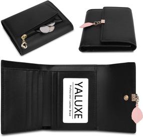 img 2 attached to YALUXE Blocking Genuine Leather Organizer Women's Handbags & Wallets : Wallets