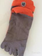 img 1 attached to Low Cut Ankle Running Toe Socks In Cotton For Men And Women With Five Finger Design review by Brent Dietrich