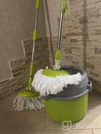 img 1 attached to Mop with bucket Spin Mop Compact Mix review by Anastazja Kubicka ᠌