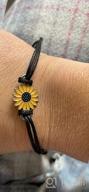 img 1 attached to SIPELATY Pinky Promise Distance Matching Bracelets: Best Friend Gift, Sunflower Boho Bracelet, Friendship Jewelry, Birthday Gift for Girls (+ Gift Card) review by Ashley Perez