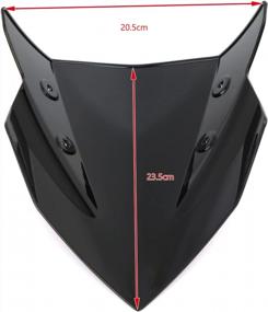 img 3 attached to Enhance Your Ride With Topteng Windshield Protector For Kawasaki Z400 2018-2022