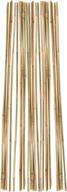 25-pack 4ft bamboo garden stakes for tomatoes and trees support logo