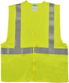 img 4 attached to XL SHORFUNE High Visibility FR Flame Resistant Safety Vest With Pocket & Reflective Strips - ANSI/ISEA Standards, Breathable Mesh (Yellow)