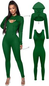 img 2 attached to LAGSHIAN Womens Outfits Sleeveless Jumpsuit Women's Clothing : Jumpsuits, Rompers & Overalls