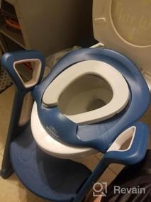img 5 attached to Effective Potty Training Made Easy With BlueSnail'S Sturdy Toilet Seat & Ladder For Kids