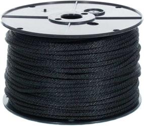 img 2 attached to Solid Braid Nylon Rope Black