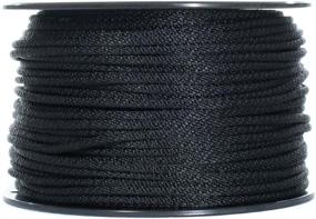 img 3 attached to Solid Braid Nylon Rope Black