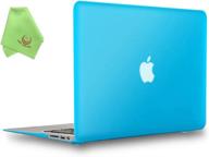 aqua blue matte hard shell case cover compatible with 11 inch macbook air a1370/a1465 - ueswill logo