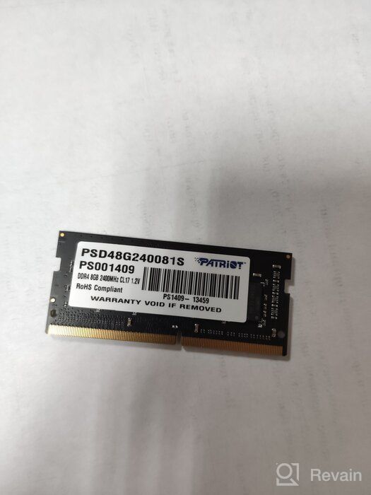 img 1 attached to Patriot Memory Signature Line DDR4 8GB (1x8GB) SODIMM 2400MHz (PC4-19200) 1.2V - PSD48G240081S: High-Performance RAM Module review by Ada Boguszewska ᠌