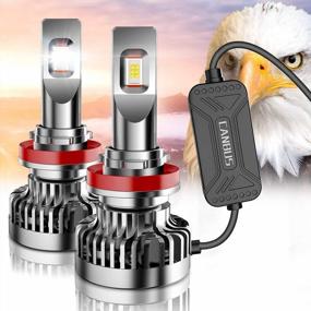 img 4 attached to Upgrade Your Car'S Lighting With 9005 HB3 LED Headlight Bulbs - 8000 Lumens, 6000K Cool White, Halogen Replacement Kit