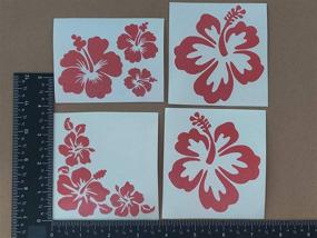 img 3 attached to Hibiscus Decal 4 Pack Exterior Accessories