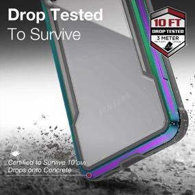 img 2 attached to Raptic Shield для Samsung Galaxy S20: защита от падений военного класса с анодированным алюминием и ТПУ, радужный цвет