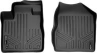 🔘 enhanced maxliner floor mats set for 1st row - black - compatible with 2009-2014 nissan murano logo