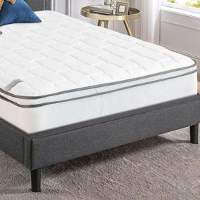 img 1 attached to California King Greaton 10-Inch Plush Innerspring Eurotop Mattress - No Assembly Required