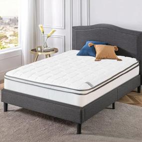 img 4 attached to California King Greaton 10-Inch Plush Innerspring Eurotop Mattress - No Assembly Required