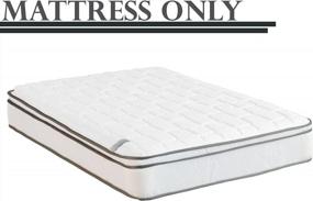 img 3 attached to California King Greaton 10-Inch Plush Innerspring Eurotop Mattress - No Assembly Required