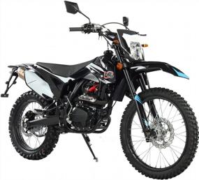 img 3 attached to Black X-PRO Titan DLX 250Cc Gas Dirt Bike With Zongshen Engine, Large 21"/18" Wheels - Perfect For Adults And Pit Biking