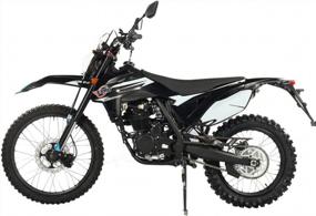 img 2 attached to Black X-PRO Titan DLX 250Cc Gas Dirt Bike With Zongshen Engine, Large 21"/18" Wheels - Perfect For Adults And Pit Biking