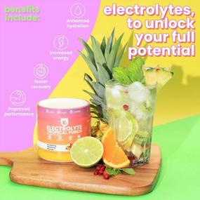 img 2 attached to Advanced Electrolyte Powder With No Sugar Or Carbs - Tropical Punch Flavor For Hydration, Performance & Recovery | Keppi Keto Electrolytes