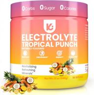 advanced electrolyte powder with no sugar or carbs - tropical punch flavor for hydration, performance & recovery | keppi keto electrolytes logo