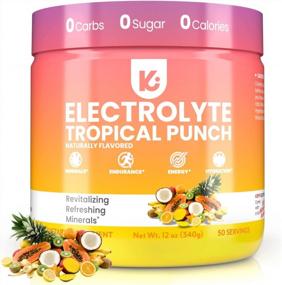 img 4 attached to Advanced Electrolyte Powder With No Sugar Or Carbs - Tropical Punch Flavor For Hydration, Performance & Recovery | Keppi Keto Electrolytes