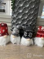 img 1 attached to Set Of 4 Sequined Christmas Gnome Lights - Perfect Nordic Decor For Santa Tomte! review by Kevin Vanlaere