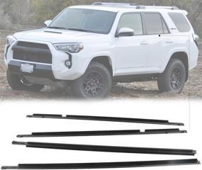 img 4 attached to 🚘 High-Quality Replacement Weatherstrip Belt Molding Trim Seal Kit for Toyota 4Runner 2010-2019 – Flynsu