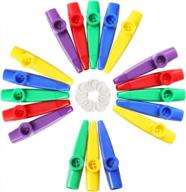 make music fun with 18 kid-friendly plastic kazoos and 20 flute diaphragms for gift and party favors – get your lovestown kazoos today! logo