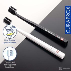 img 2 attached to 🦷 Curaprox Black and White Duo Toothbrush