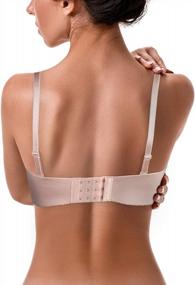img 3 attached to Wirefree Push Up Contour Womens Bra - Softly Padded, Comfortable Bras For Women
