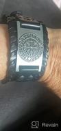 img 1 attached to Silver Viking Bracelet Nordic Vegvisir - Runic Compass Celtic Pagan Jewelry (Vegvisir Norse) review by Tyler Cash