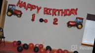 img 1 attached to Eco-Friendly Happy Birthday Balloon Banner - 16-Inch Mylar Foil Letters Sign Bunting For All Ages - Reusable Party Decorations And Supplies For Girls, Boys, And Adults review by Brandon Mercado
