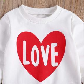 img 1 attached to 👶 Long Sleeve Infant Toddler Baby Girl Tops - Mama's Girl Fall Outfit Casual Clothes Pullover Sweatshirt