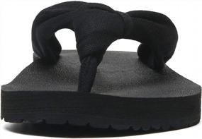 img 1 attached to Women'S Comfort Flip Flops W/ Arch Support: MAIITRIP Cloth Strap Sandals.