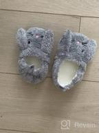 img 1 attached to 🏻 Csfry Toddler Cartoon Slippers - Cozy Bedroom Shoes for Boys review by Matthew Fleming