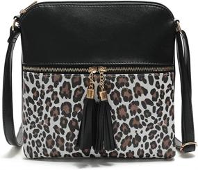 img 3 attached to Nabegum Leopard Crossbody Cheetah Handbag Women's Handbags & Wallets ~ Crossbody Bags