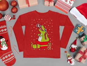 img 1 attached to T Rex Christmas Sweater Toddler Sweatshirts Apparel & Accessories Baby Boys ... Clothing