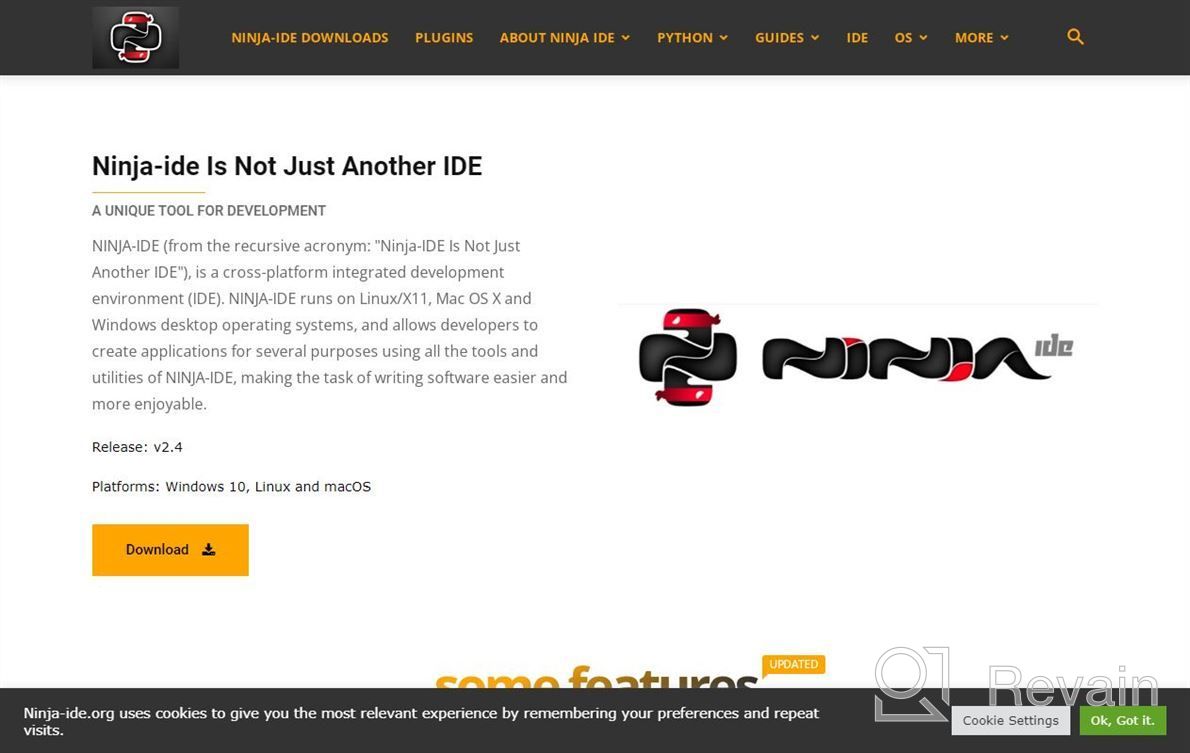 img 1 attached to Ninja IDE review by David Romo